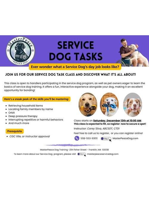service dog tasks